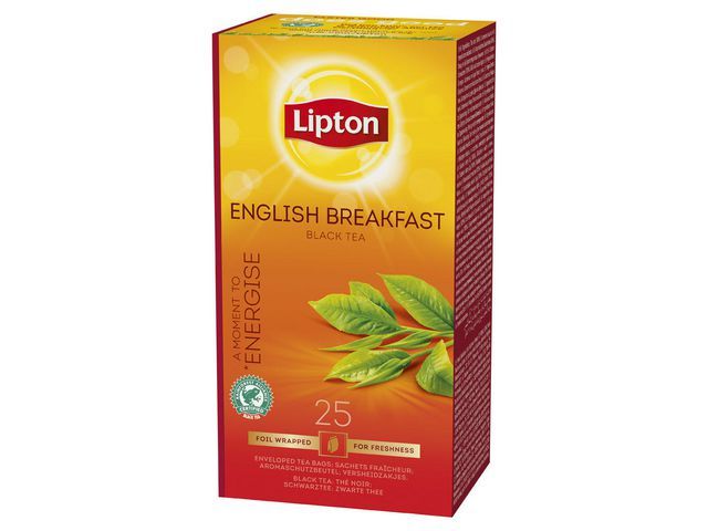 Lipton Thee English Breakfast (doos 6 x 25 stuks)