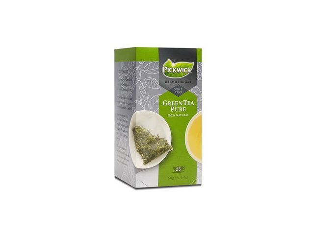 Pickwick Thee Green Tea Pure Master Selection (doos 3 x 25 stuks)