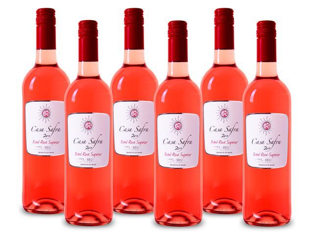 Wijn rosu00e9 Casa Safra fruitig (doos 6 x 750 milliliter)