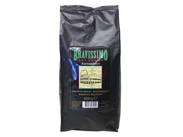 Koffiebonen Bravissimo espresso/8x1000gr