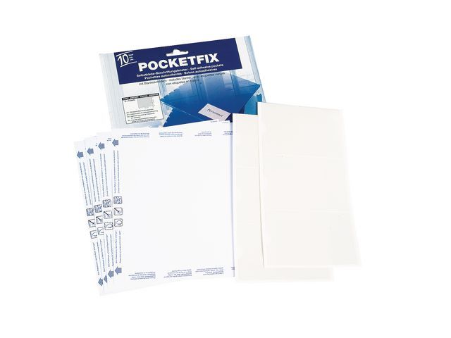 Durable Etikethouder Pocketfixu00ae 74 x 105 mm (pak 10 stuks)