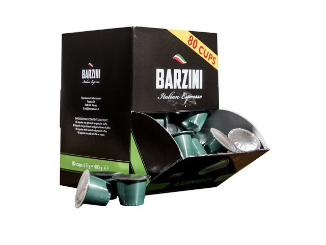 Koffie capsules Barzini Lungo /ds6x80
