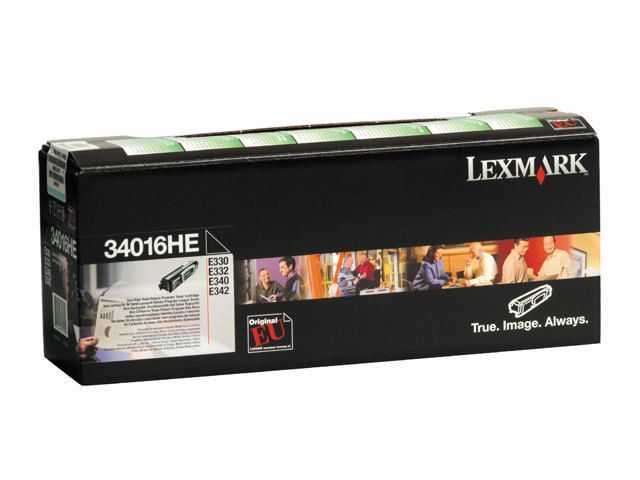 Lexmark Toner 34016HE E33x/340/342N 6K