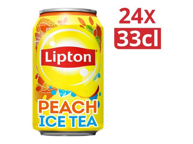 Frisdrank Ice tea perzik 0,33L blik/pk24
