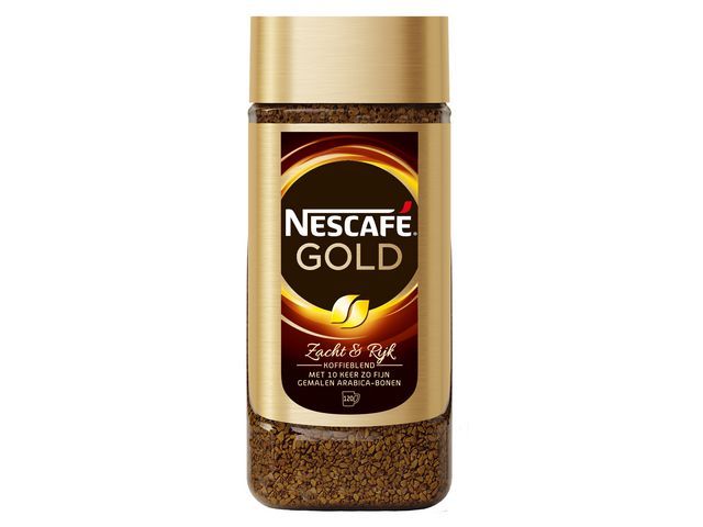 Oploskoffie Nescafe gold/pot200g
