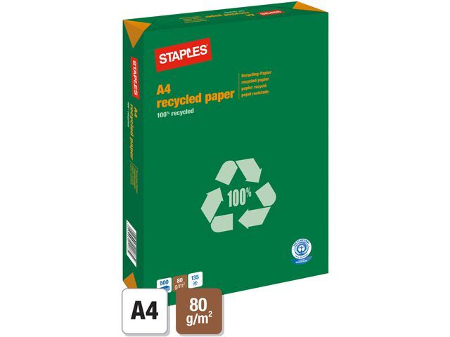 OUR CHOICE Recycled papier A4, 80 g/mu00b2 (pallet 240 pakken)